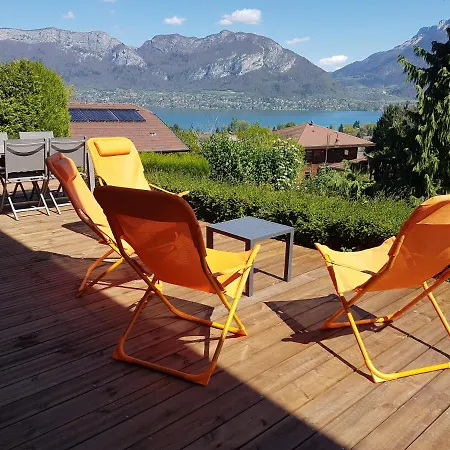 Appartement Semnoz - Vue Lac Sévrier Exterior foto