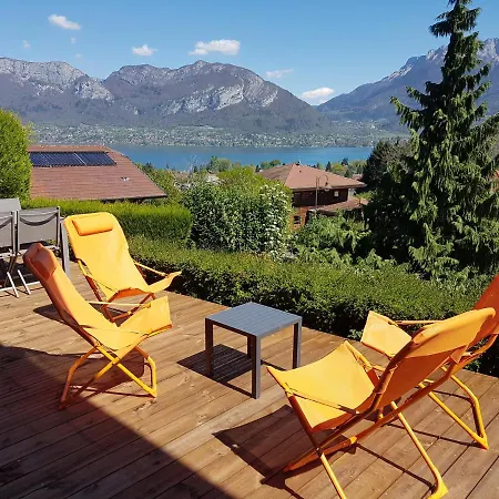 Appartement Semnoz - Vue Lac Sévrier Exterior foto